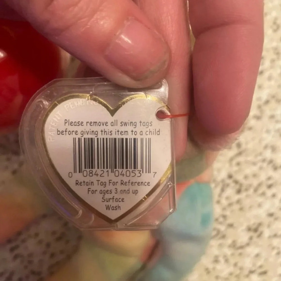 RARE TY Tie-Dye Beanie Baby from the Peace Collection - Picture 3 of 9